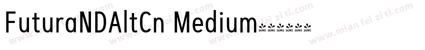 FuturaNDAltCn Medium字体转换